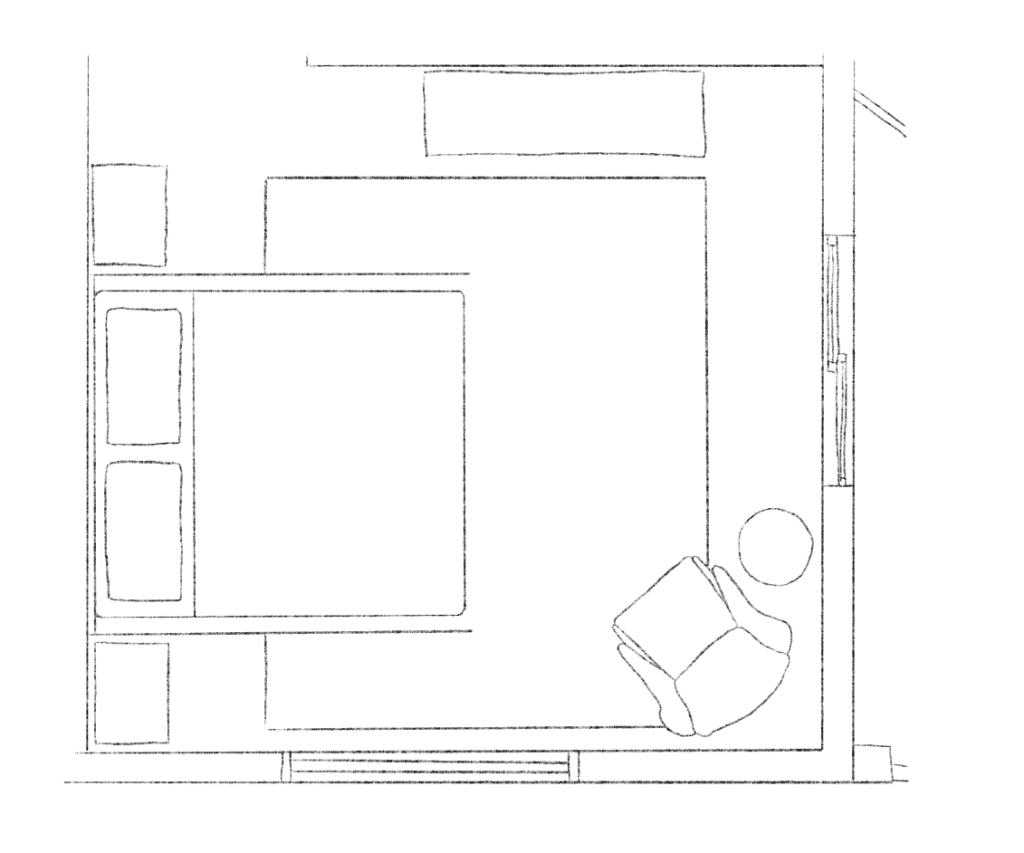 Bedroom floorplan