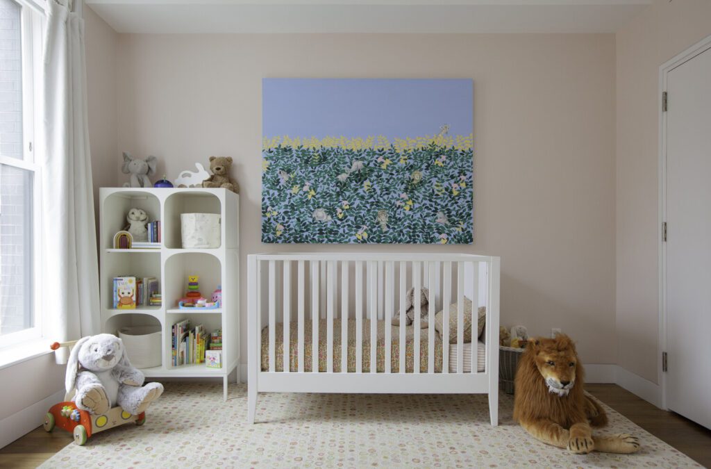 A baby's room designed with a functionality